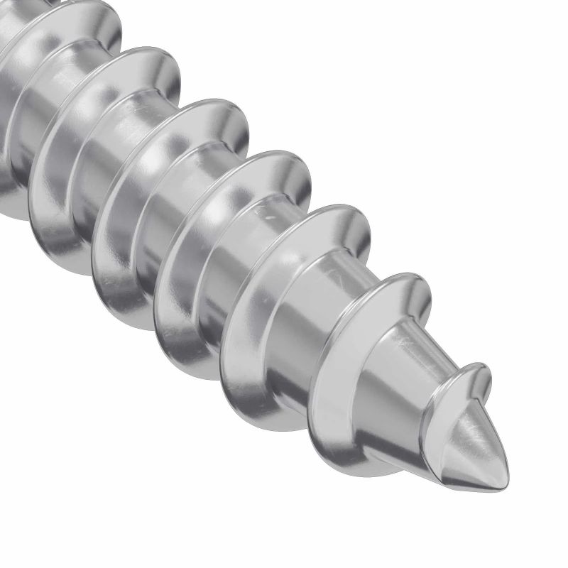 vidaXL Pašvītņojamais Nags 12 pcs Cinkots 4 x 20 mm Tērauds