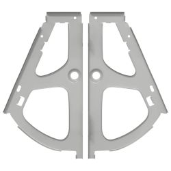 vidaXL Flip izvelkamu eņģe 12 pcs Sudraba 235 x 155 x 30 mm Dzelzs