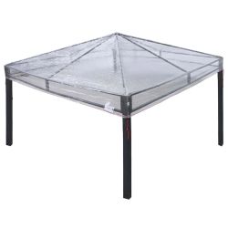 vidaXL Lapene seguma nomaiņa Caurspīdīgs 300 x 300 x 26 cm PVC