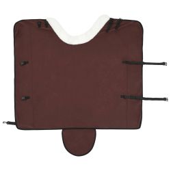 vidaXL Zirgu sega Pilnīgs tumši brūns 135 cm Polāra poliestera