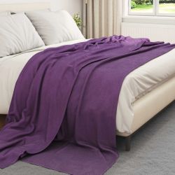vidaXL Pleds Violeta 270 x 240 cm Flīss