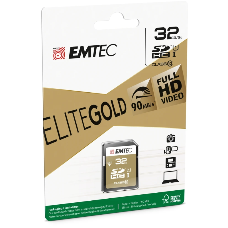 Emtec SDHC 32GB UHS-I U1 EliteGold