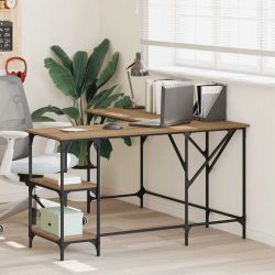 vidaXL Stalas Amatininkų ąžuolas 139 x 139 x 75 cm Apdirbta mediena