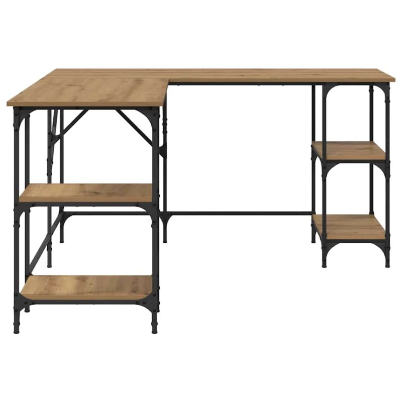 vidaXL Galds Artisānā ozols 139 x 139 x 75 cm Inženierijas koks