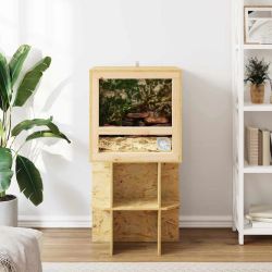 vidaXL Terārijs Brūna 50 x 50 x 50 cm OSB