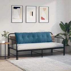 vidaXL Atpakaļ spilvens Zila 160 x 50 cm Korduroja audums