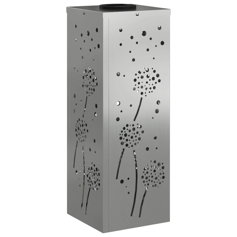 vidaXL Saules LED ceļa gaisma 2 pcs Sudraba Cinkots tērauds