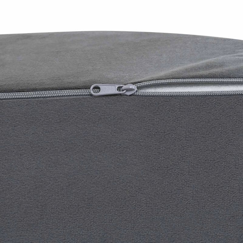 vidaXL Kāju Spilvens Pelēka 68 x 41 x 21 cm