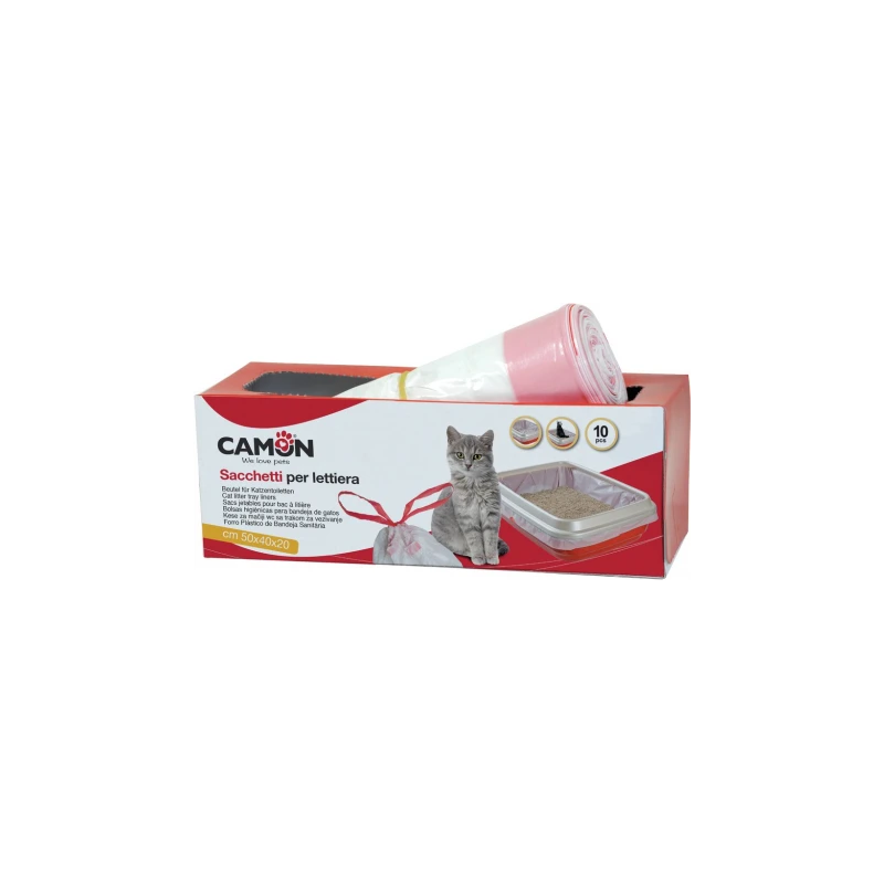 Camon Maisiņi kaķu tualetei sasienamie 45x50x25cm 10gb.