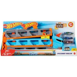 Автомобильная трасса Mattel Hot Wheels City Speedway Hauler GVG37, синий цв.