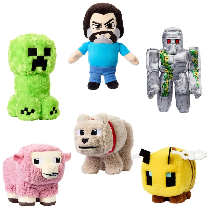 Mīkstā rotaļlieta Mattel Minecraft HBN39, ,krāsa-dizains tiek izvēlēts nejauši,, 20 cm