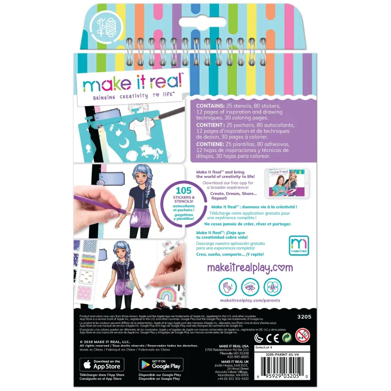 MAKE IT REAL Skiču burtnīca Pastel Pop!