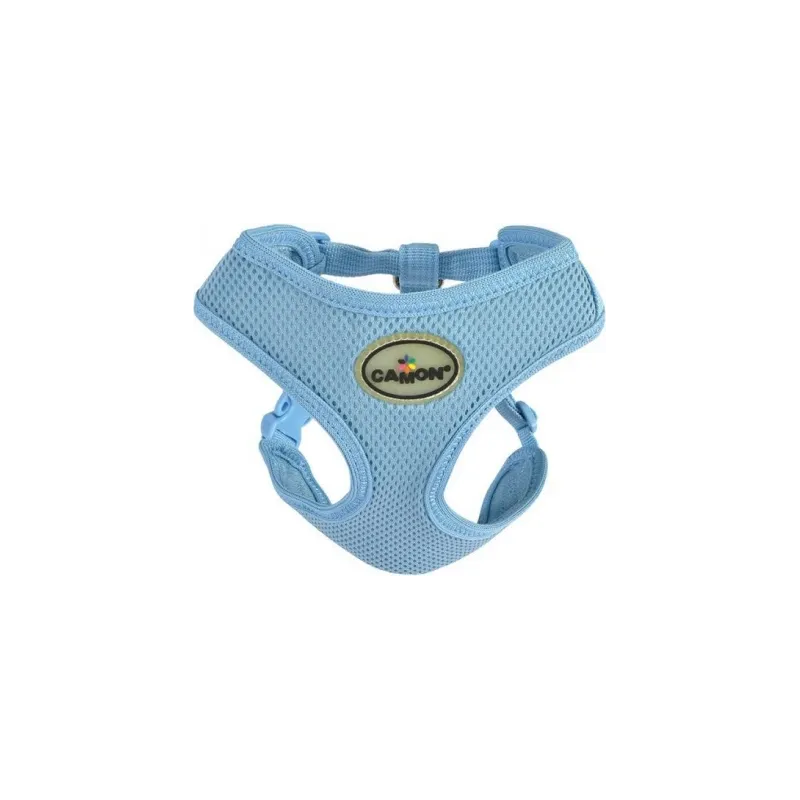 Krūšu siksna MESH ar dubulto regulēšenu gaiši zilā XS 18-26x28-37 cm