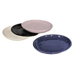 Puķu poda šķīvis, balta krās., 17 cm