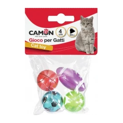Rotaļlieta Kaķiem Sporta bumbas ar zvaniņu 40mm 4gb.