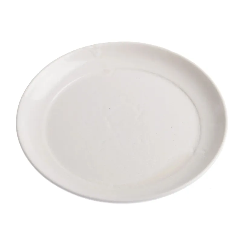 Puķu poda šķīvis L-3 5001, balta krās., 14 cm