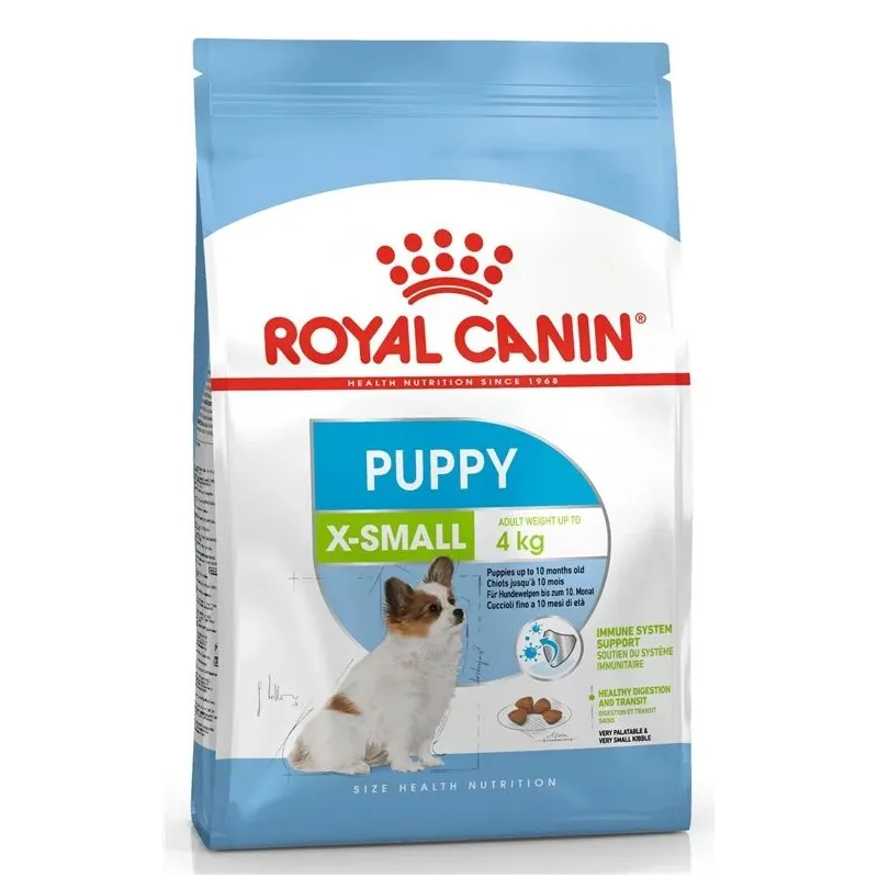 Sausā suņu barība Royal Canin Puppy X-Small, vistas gaļa, 0.5 kg