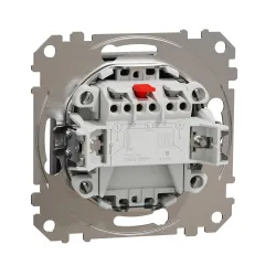 Slēdzis Schneider Sedna Design, 2 kl, alumīnija