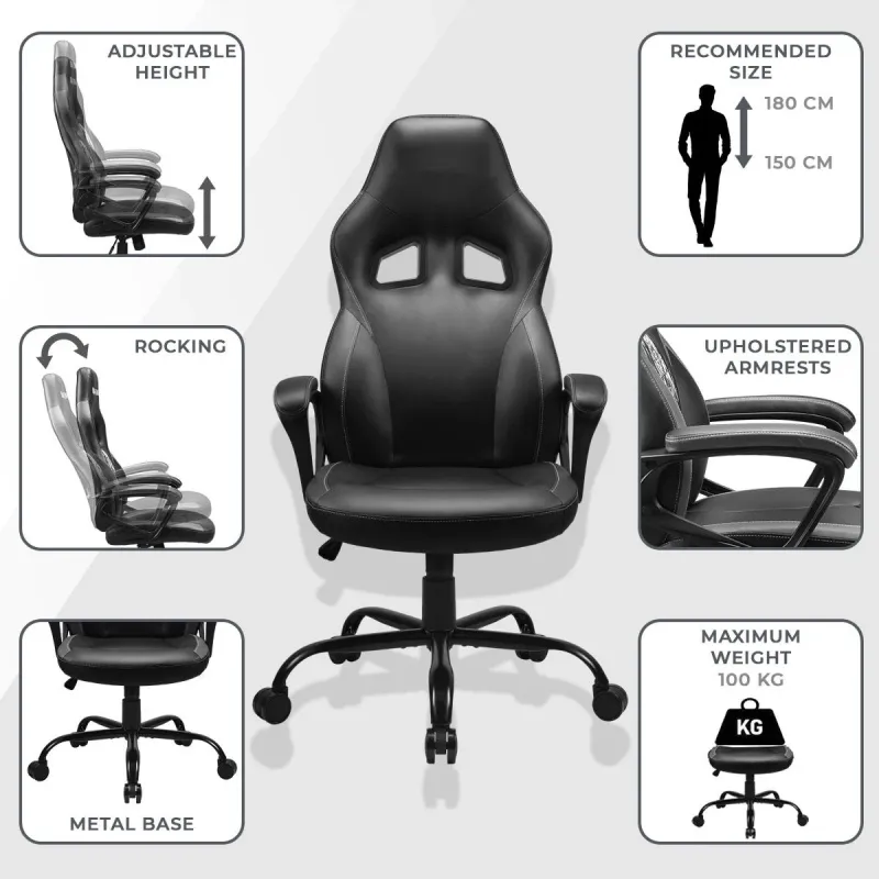 Subsonic Original Gaming Seat Superman