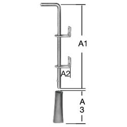 Aizbīdnis vārtiem 400mm