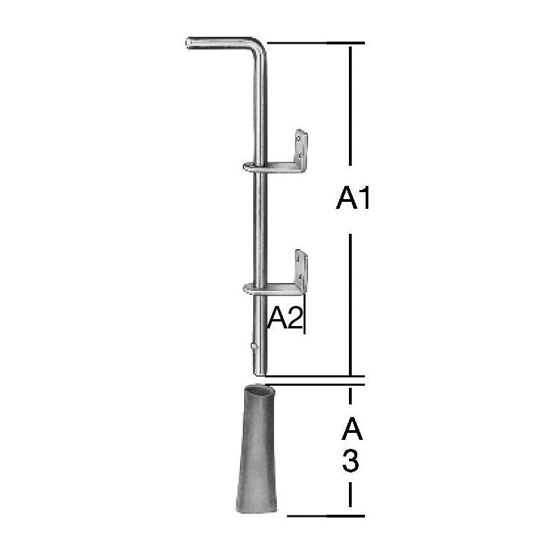 Aizbīdnis vārtiem 400mm