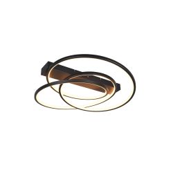 Griestu lampa darvin led2300-4000k melna