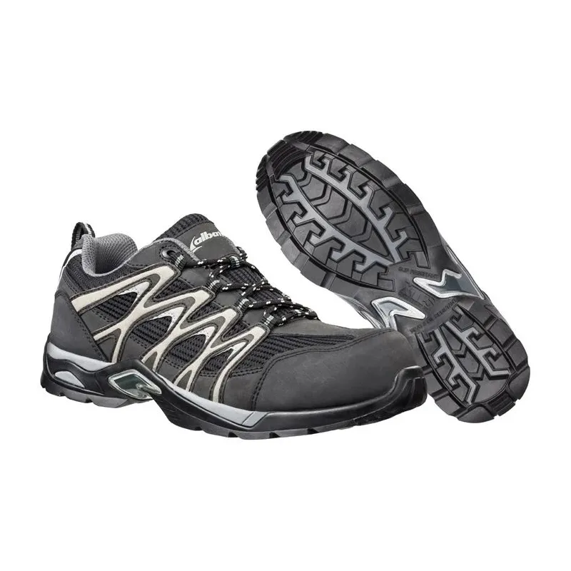 Darba zābaki vīriešu Albatros S1P, bez stulma, bez siltinājuma, melna krās.-pelēka krās., 42 izmērs