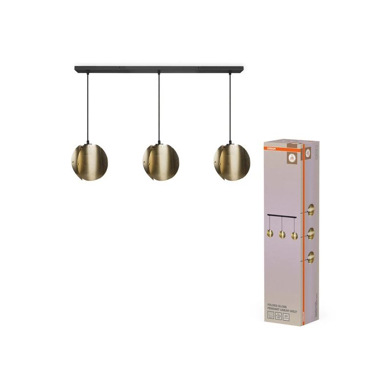 Lampa griestu folded globe ln 3xe27 gd