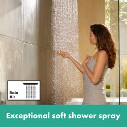 Iebūvējams dušas komplekts Hansgrohe Croma E 27953000, hroma krās.