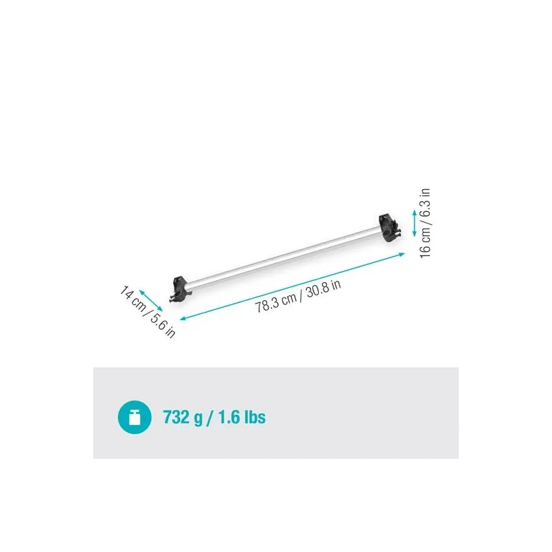Instrumentu turētājs Gardena Tool Rack Plus, 14 cm x 16 cm, melna