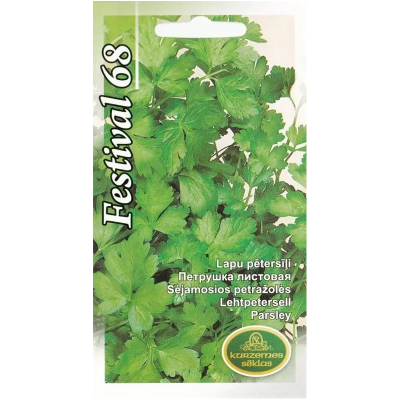 Sēklas Kurzemes sēklas pētersīļi Festival 68, 8 g