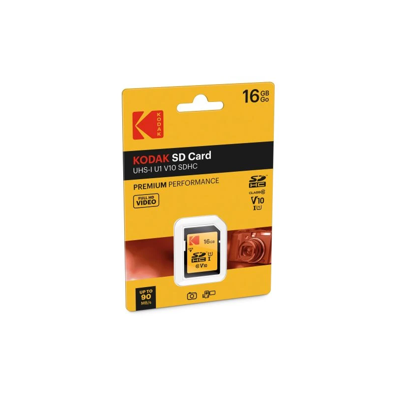 Kodak SDHC 16GB UHS1 U1 V10 Premium