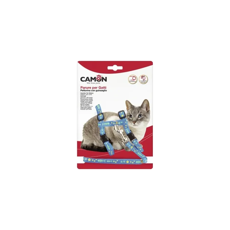 Camon Kaķu pavada - iemaukti Cat 10x1200mm