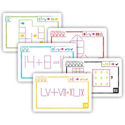 Spēle galda logic cards matchsticks