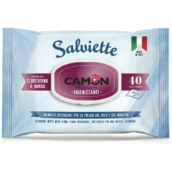 Camon Mitrās tīrīšanas salvetes Hlorheksidīna 30x20cm 40gb.