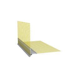 Profils pvc cokola lāsenis ar sietu 2,0m