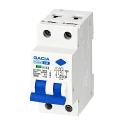 Kombinētās noplūdes automāts Gacia PL8A2MC2030, 1P, 20 A, 230 V