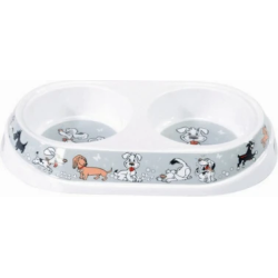 Camon Melamīna bļoda suņiem dubultā DOG 2x150ml