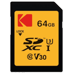 Kodak SDXC 64GB UHS-I U3 V30 Ultra Performance