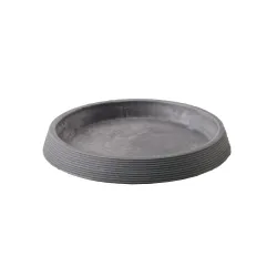 Тарелка для цветочного горшка Domoletti 09-11, серый цв., 11.2 см