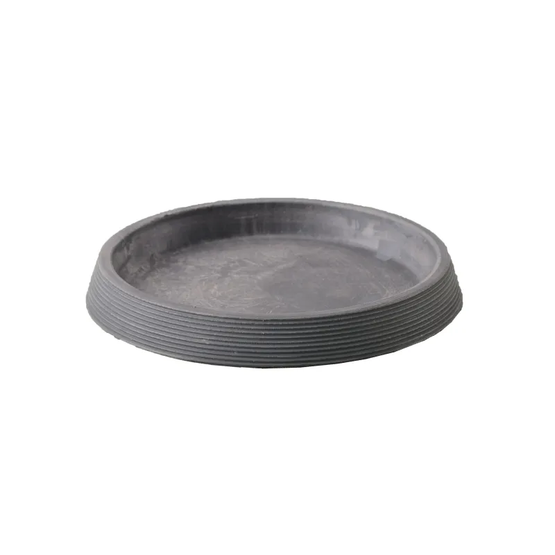 Puķu poda šķīvis Domoletti 09-11, pelēka krās., 11.2 cm