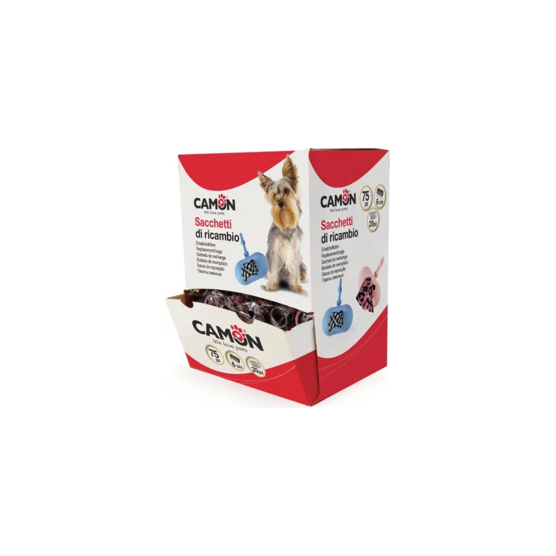 Camon Stends ar maisiņiem izkārnījumu savākšanai ar 75gb. ruļļīšiem