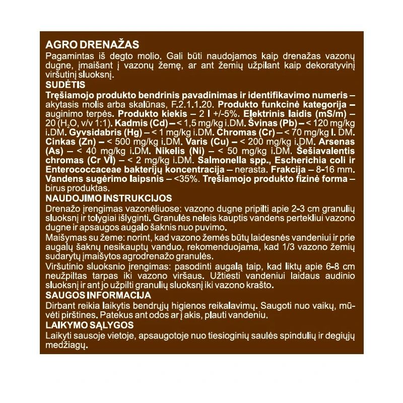 Agrodrenāža 2l garden center