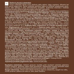 Substrāts kūdras dārzeņiem 80l gc