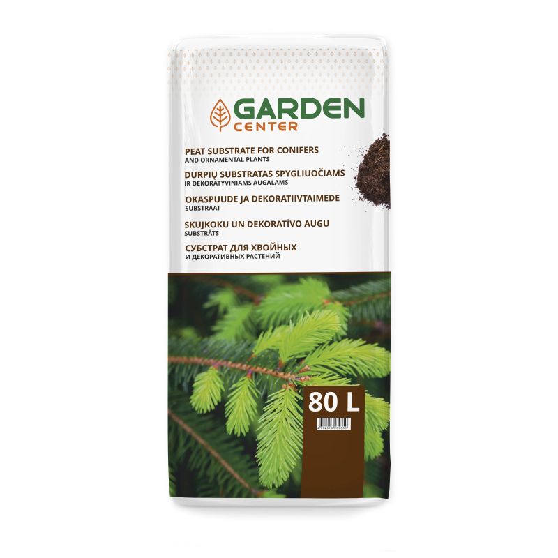 Substrāts skujkokiem un dekor.augiem 80l