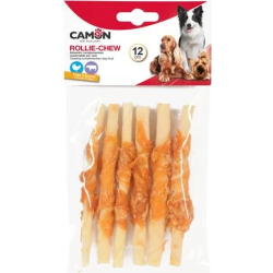 Camon Košļ. Jēlādas rullītis ar vistu 70gr-12cm 6gb.