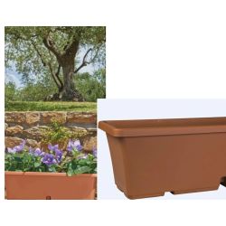 Plastm.puķu pods tbtisb50-100d50 g.brūns