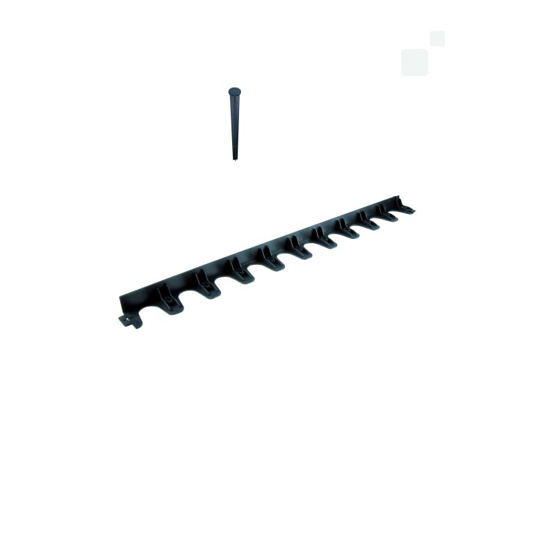 Apmale zāliena 45x80x1000mm melna