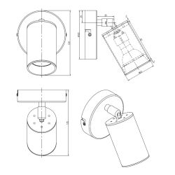 Virziena gaismeklis gulia gu10