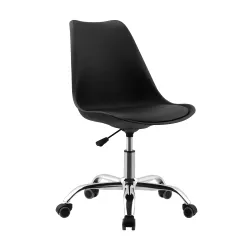 Darbo kėdė Domoletti DR-N18-1012, 55 x 49 x 82 - 95 cm, juoda sp.